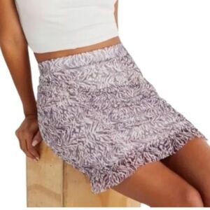 Free People Romi Mesh Mini Skirt